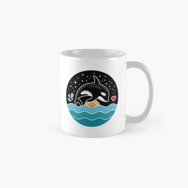 Orca Breaching Classic Mug