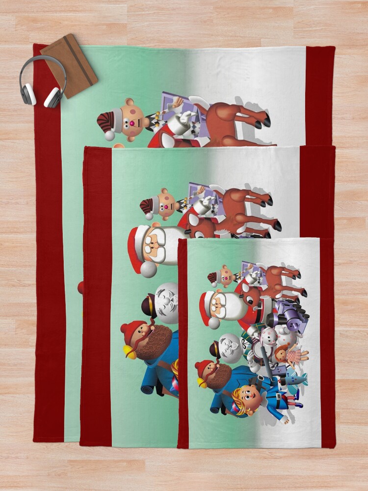 Thumbnail 5 of 6, Throw Blanket, Holiday Fun designed and sold by Slinky-Reebs.