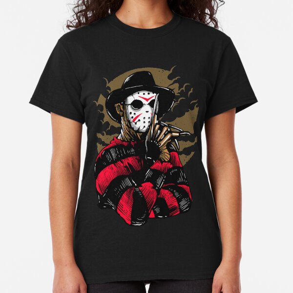 Horror Mashups: Freddy VS Jason Classic T-Shirt