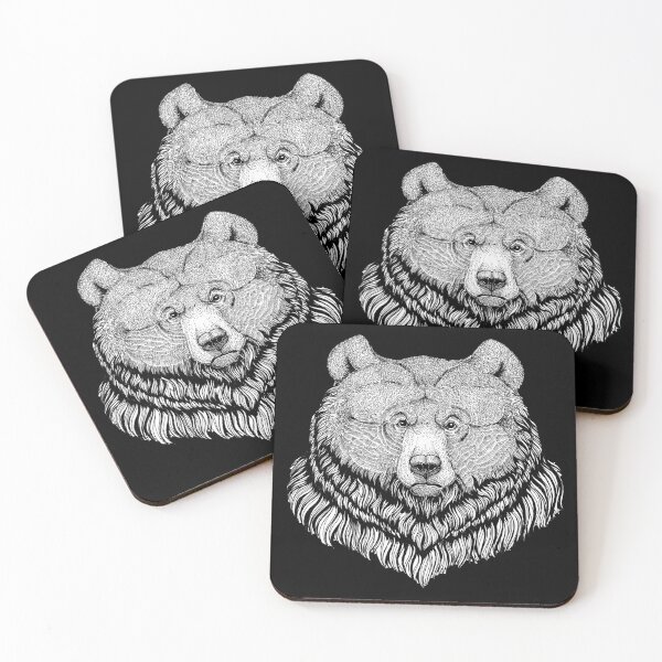 Artikelvorschau, GRIZZLY BÄRENZEICHNUNG entworfen und verkauft von ReignGFX.
