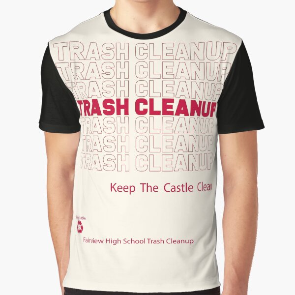 Trash Cleanup Recyclable Graphic T-Shirt