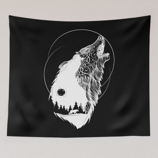 Item preview, Wolf soul spirit artwork designed and sold by emphatic.