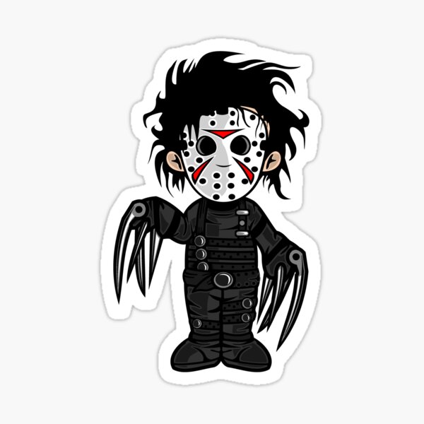 Horror Mashups: Edward VS Jason Sticker