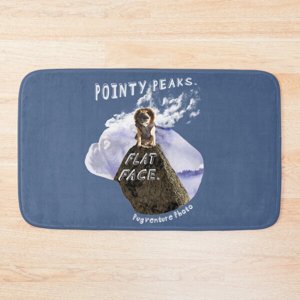 Item preview, Pointy Peaks. Flat Face.   designed and sold by pugventurephoto.