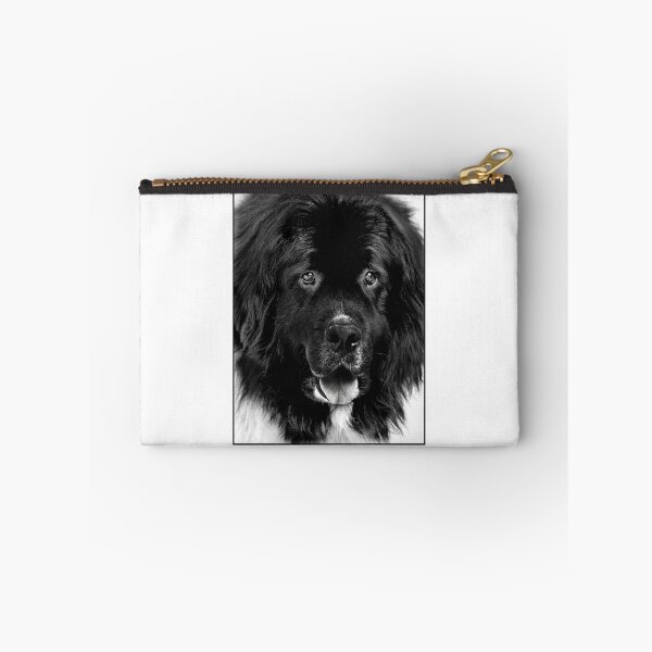 Item preview, Newfoundland Dog Portrait in Black and White designed and sold by Laurie Minor.