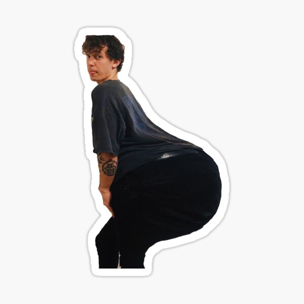 Kurtis Conner looking dummy thicc Glossy Sticker