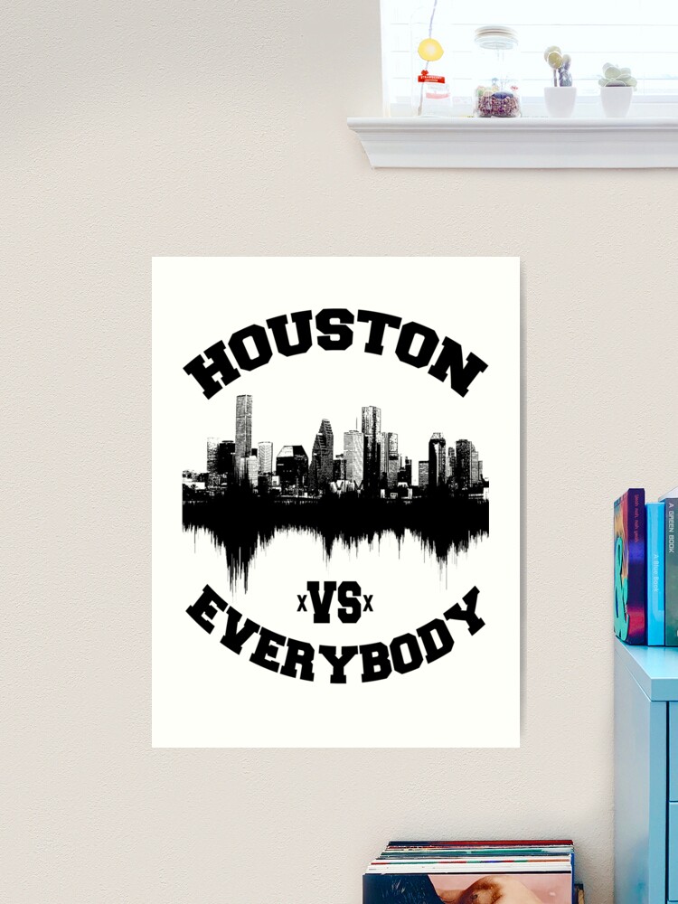 Houston - Space City! (dark on light) Art Print for Sale by T4Texas