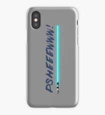 Lightsaber noise iPhone Case