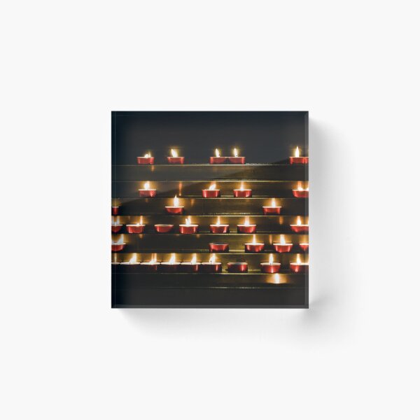 Item preview, Prayer Candles in an Italian Cathedral designed and sold by Alana Yurczyk.
