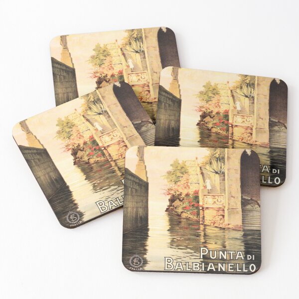Item preview, PUNTA DI BALBIANELLO ITALY Vintage Retro Italian Travel designed and sold by retroposters.