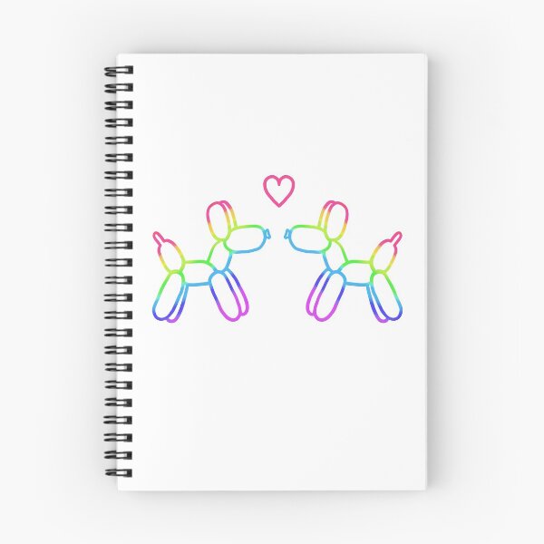Artikelvorschau, Verliebte Ballonhunde (Regenbogen) entworfen und verkauft von Whoopsidoodle.