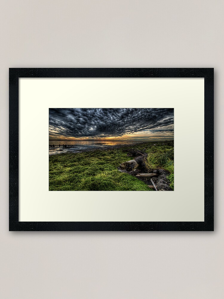 Alternate view of Foreshore at Boundary Bay Framed Art Print