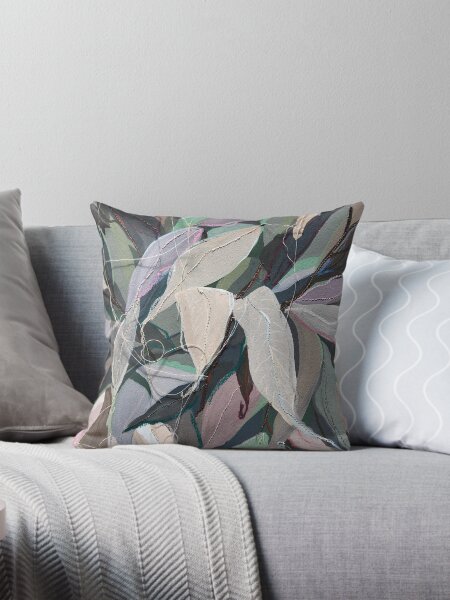 Item preview, Silver Eucalypt Leaves by Leah Gay designed and sold by leahgay.