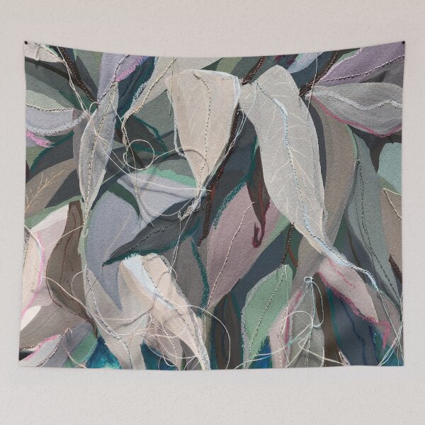 Item preview, Silver Eucalypt Leaves by Leah Gay designed and sold by leahgay.