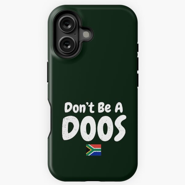 Don't Be A Doos - A South-African Proverb" Sticker For Sale By