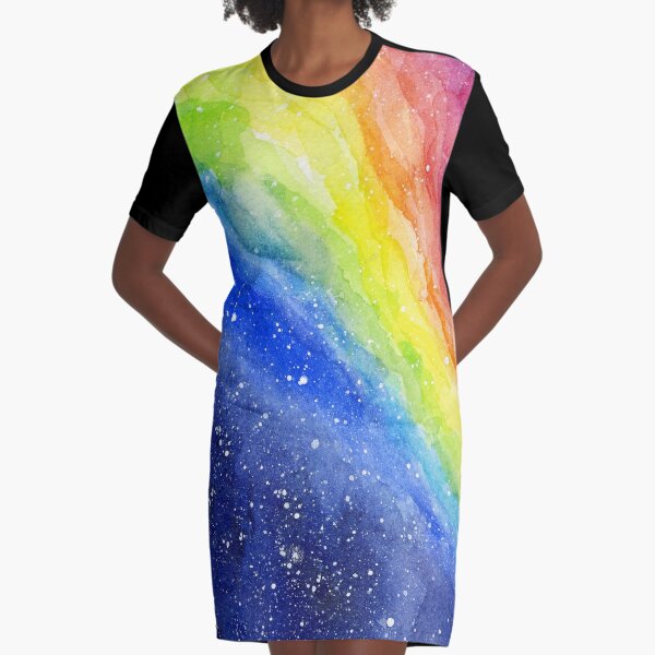 VenusV Galaxy Shirt Womens 3D Print Space Spiral Science Colorful Tie Dye  Shirts for Men