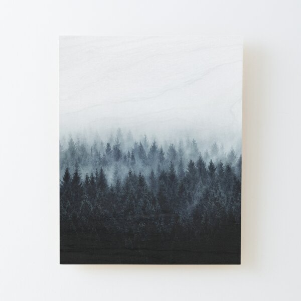 High And Low Wood Mounted Print