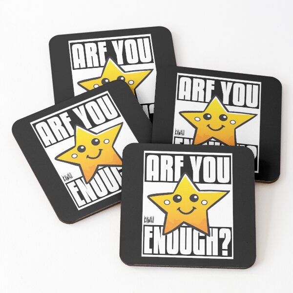 Item preview, Are You Star Enough? Kawaii Lovable Cute Adorable Cartoon Star designed and sold by ProjectX23.