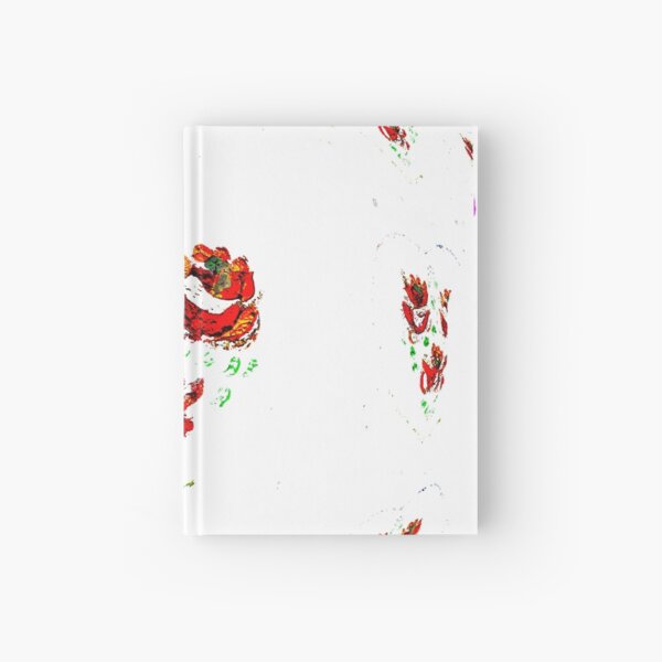 Canal flowers abstract bywhacky Hardcover Journal