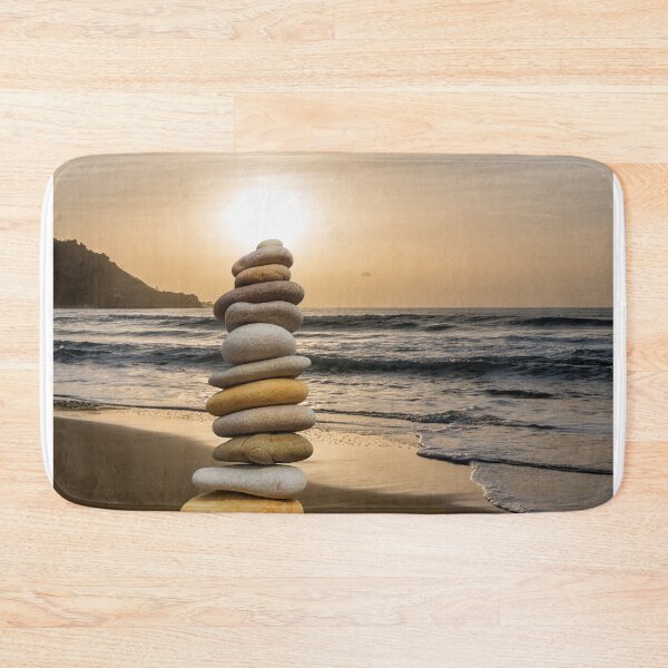 Item preview, Stone Stack on a Beach in Italy at Sunset designed and sold by Jon Shore.