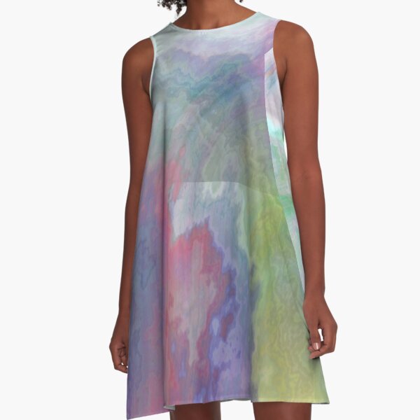 ryu-kyu-iro-inspired pattern A-Line Dress
