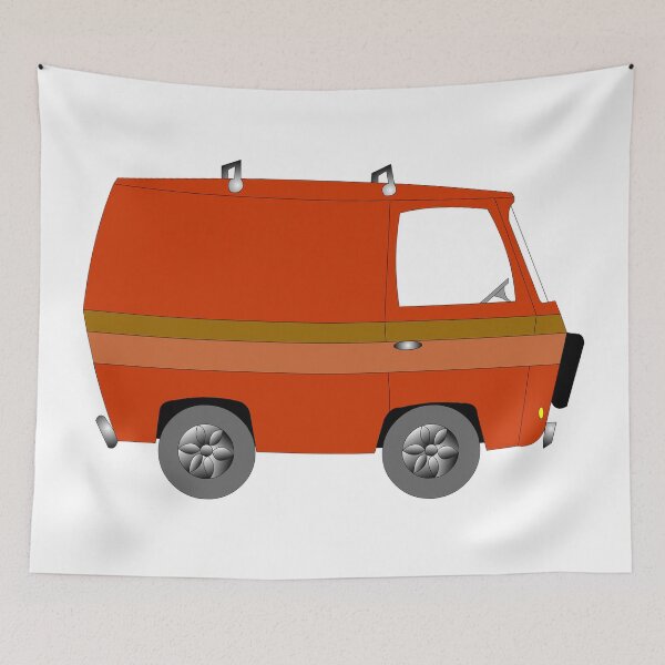 Item preview, Cool 70s van designed and sold by WeMadeOurWorld.
