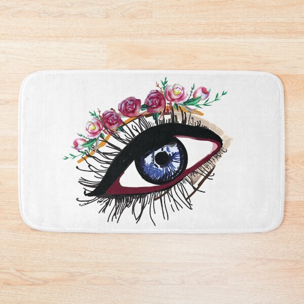 Item preview, Blue Eye & Flowers  designed and sold by Manitarka.