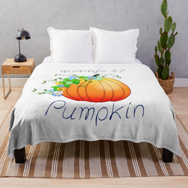 Item preview, Mommy's Little Pumpkin - Whimsical Autumn Design with Floral Accents designed and sold by talgursmusthave.