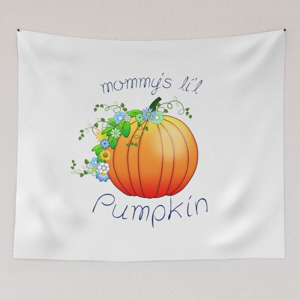 Item preview, Mommy's Little Pumpkin - Whimsical Autumn Design with Floral Accents designed and sold by talgursmusthave.