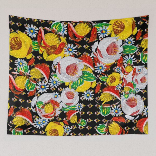 Item preview, Canal flowers chaos pattern  designed and sold by designbywhacky.