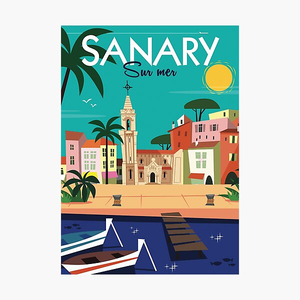 Item preview, Sanary poster designed and sold by Gary Godel.
