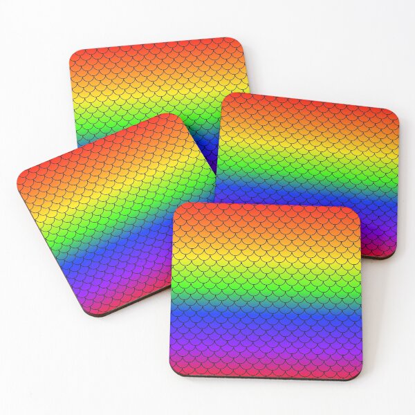 Item preview, Rainbow Mermaid Scales designed and sold by christinaashman.
