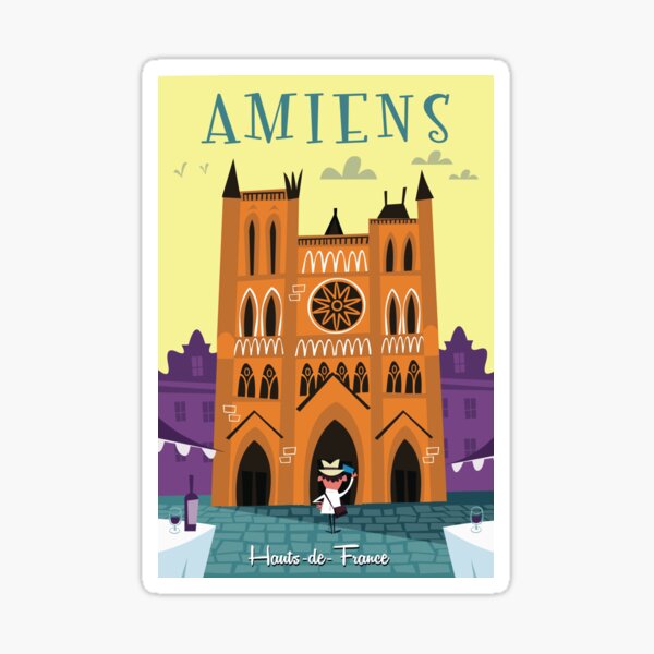 Item preview, Amiens Cathedral poster designed and sold by GAGodel.