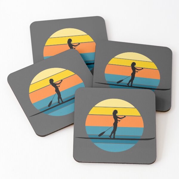 Item preview, SUP Stand up paddle board sunset designed and sold by wollop-tee.