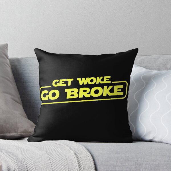 Item preview, Awesome Go Woke Go Broke designed and sold by PopArtdom.
