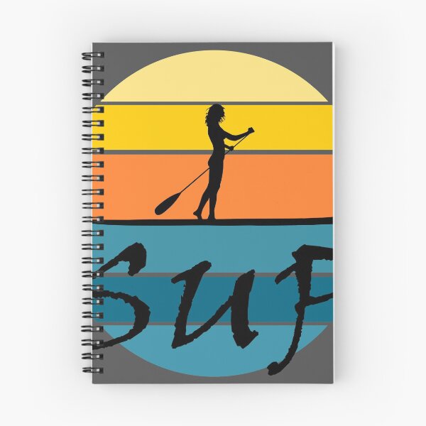 Item preview, SUP Stand up paddle board summer sunset  designed and sold by wollop-tee.