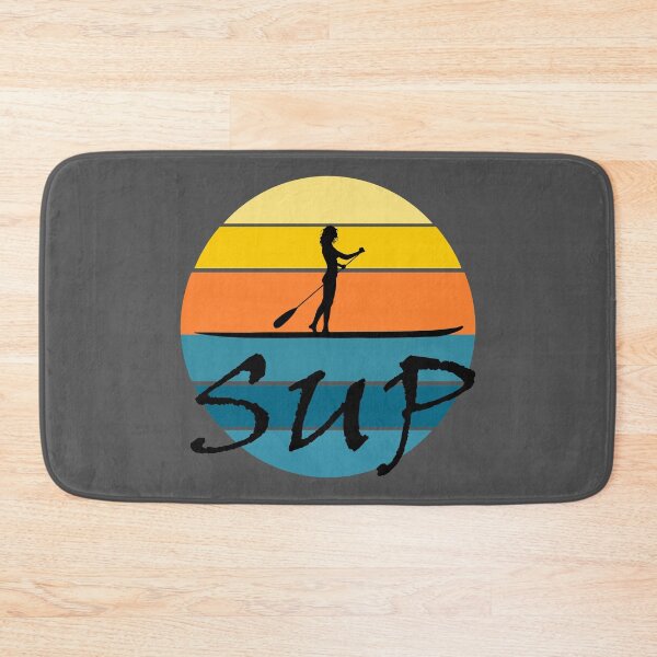 Item preview, SUP Stand up paddle board summer sunset  designed and sold by wollop-tee.