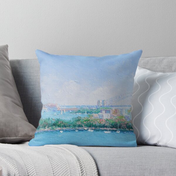 Item preview, Sydney Harbour, Sydney Harbour Bridge, Sydney Opera House, painting designed and sold by MatsonArtDesign.