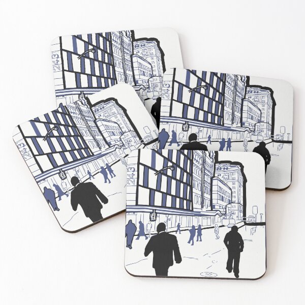 Item preview, Brisbane City - Edward Street designed and sold by Annalee Beer.