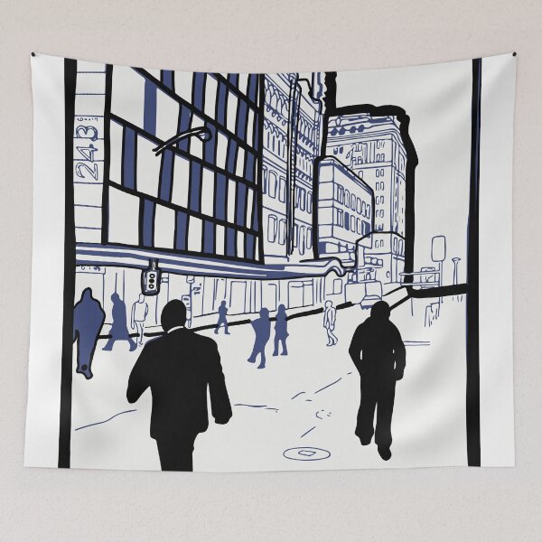 Item preview, Brisbane City - Edward Street designed and sold by Annalee Beer.
