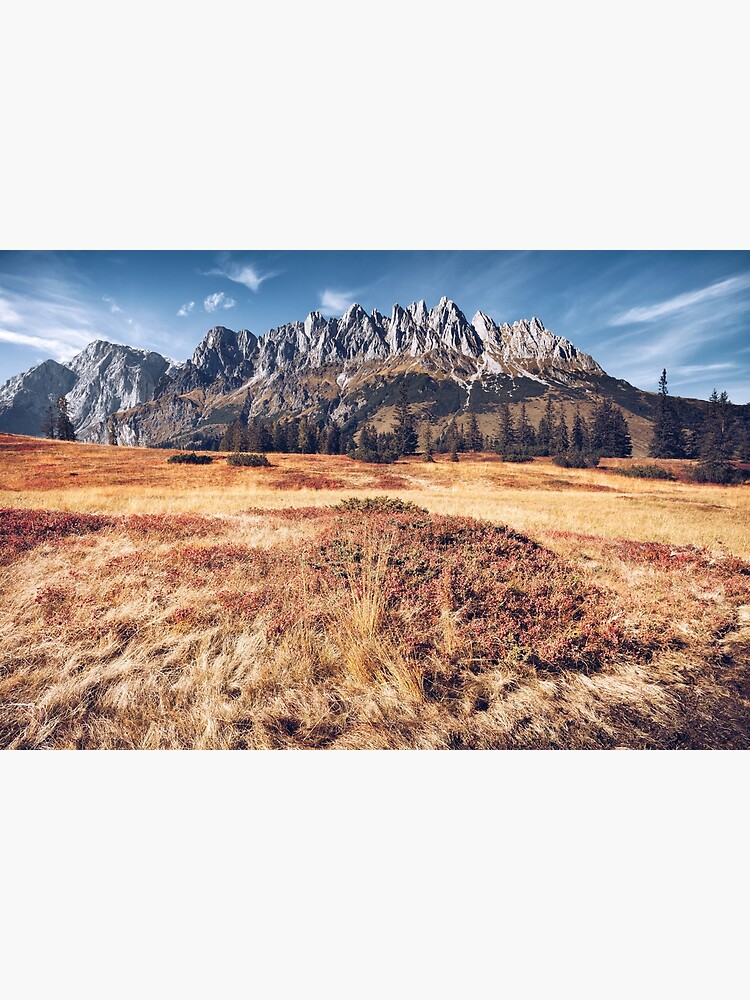 Bergfoto - Herbststimmung am Hochkönig in Österreich von MarvinDiehl