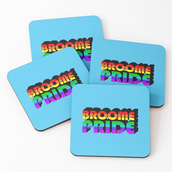 Item preview, Broome Pride Retro 80s Style Logo designed and sold by BroomePride.