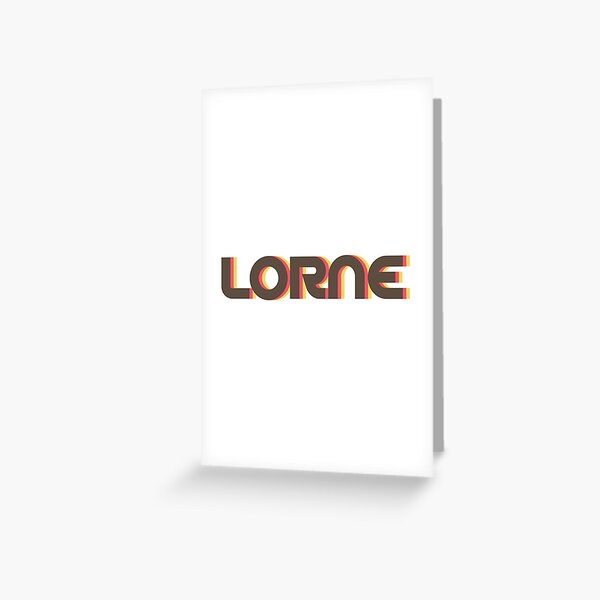 Lorne Retro Greeting Card