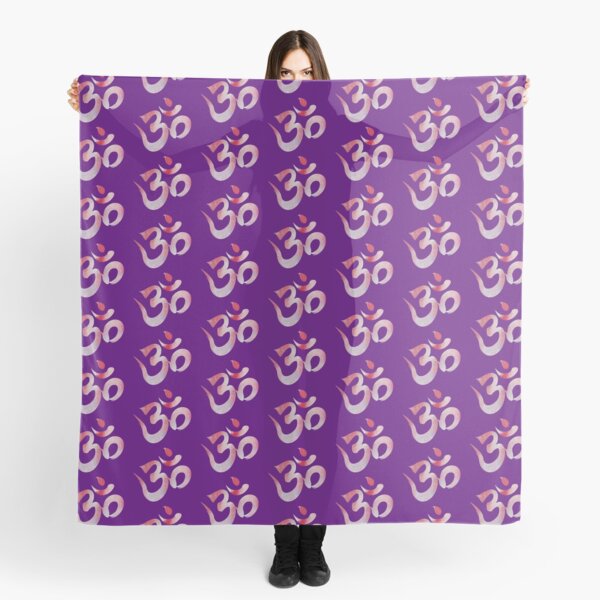 Om Symbol, Watercolor Aum Scarf