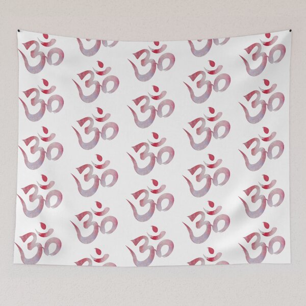 Item preview, Om Symbol, Watercolor Aum designed and sold by Manitarka.