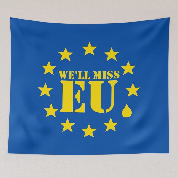 Artikelvorschau, Wir werden EU / Brexit vermissen entworfen und verkauft von PoshJocks.