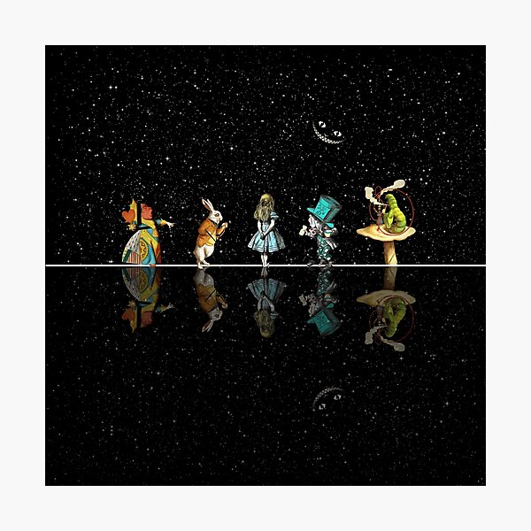 Wonderland Starry Night - Alice In Wonderland Photographic Print