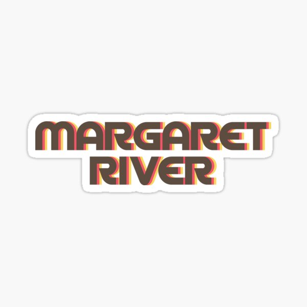 Margaret River Retro Sticker