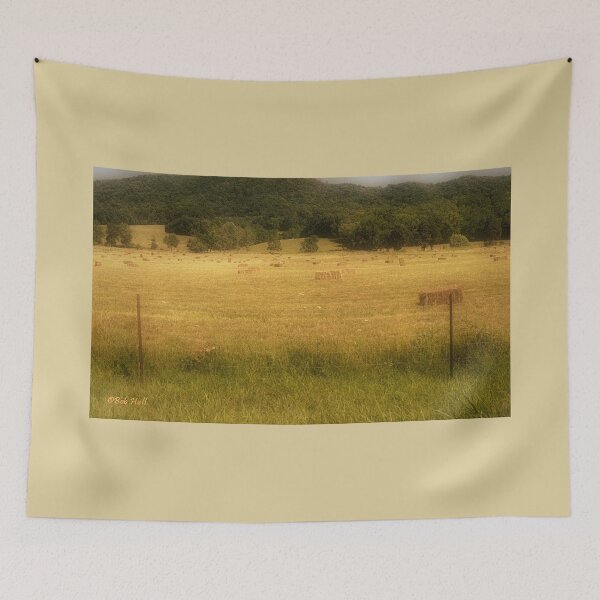 Item preview, "The Square Bale, How I Miss Those Days!," Photo, for prints and products designed and sold by Bob Hall©.