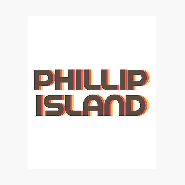 Item preview, Phillip Island Retro designed and sold by designkitsch.